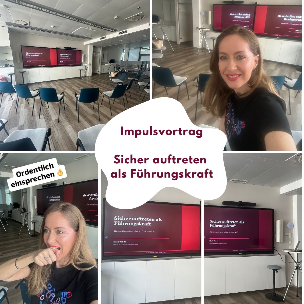 Nikola Vodicka — Impulsvortrag Sicher auftreten als Führungskraft